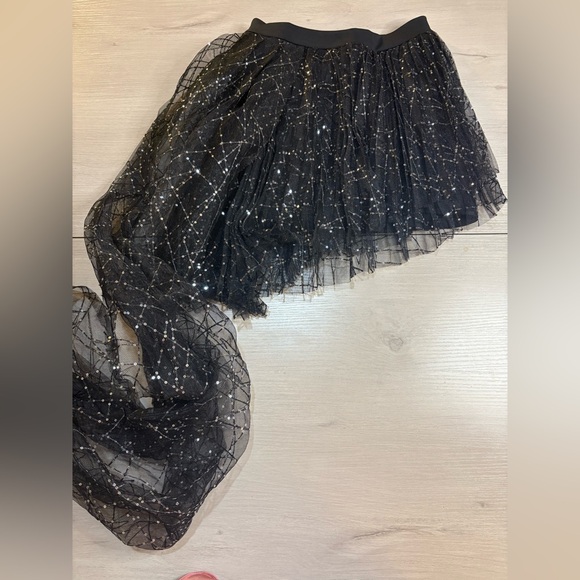 Bella barnett Elegant Black and Tan set of bustier and skirt(M but runs S size) - Picture 3 of 11